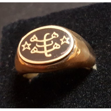 Bague funéraire en français (homme)