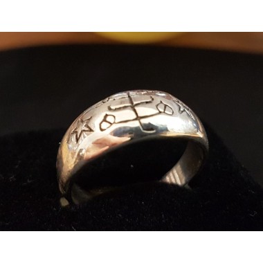 Anneau Bombé Argent  Plus Grand Nom