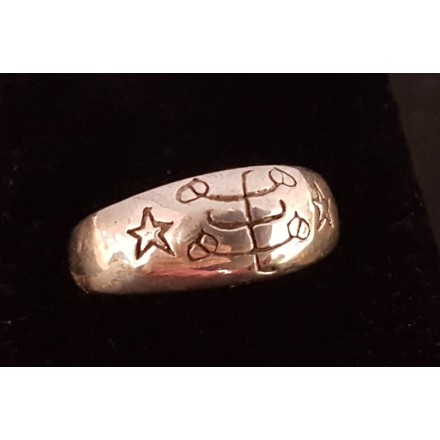 Anneau Bombé Argent  Plus Grand Nom