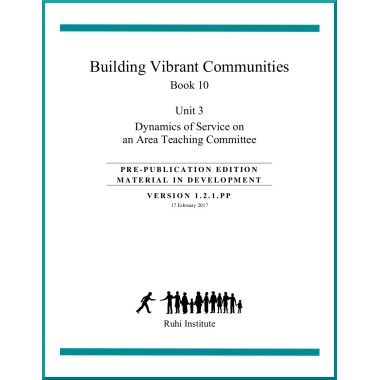 Ruhi - Livre 10 - Unité 3 - En anglais - La dynamique du service au sein d'un CEG - Construire des communautés vibrantes