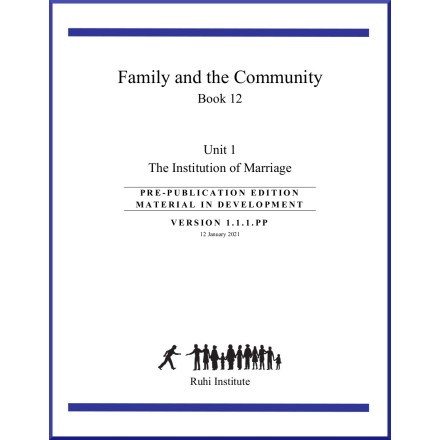 Ruhi - Livre 12 - Family and the Community
