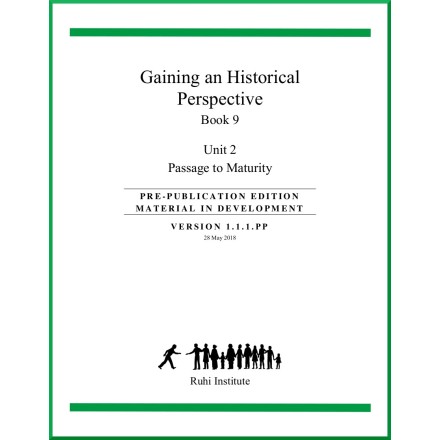 Livre 9 - Unité 2 - En anglais - Passage à la maturité