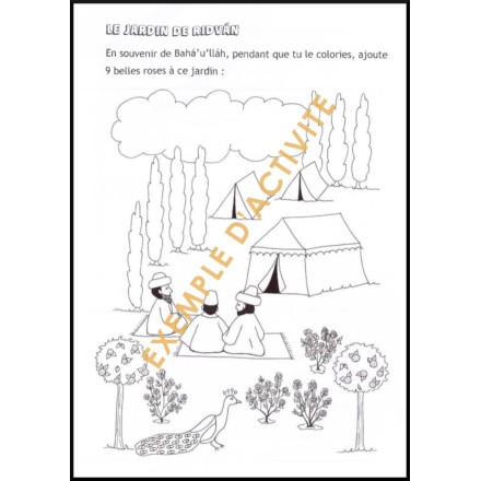 Cahier d'exercices bahá'ís pour enfants
