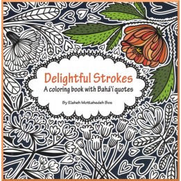 Livres à colorier, avec des citations en anglais du Báb , Bahá'u'lláh et 'Abdu'l-bahá.