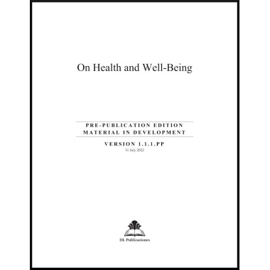 Ruhi - Préjeunes - De la santé & du bien-être en ANGLAIS