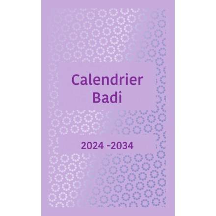 Calendrier Badí’ 2024-2034