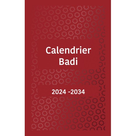 Calendrier Badí’ 2024-2034