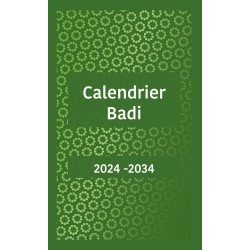 Calendrier Badi 2024-2034
