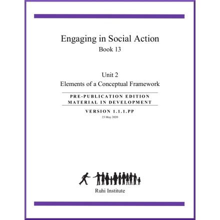 Ruhi - Livre 13 - Unité 2 - Anglais - Engaging in Social Action : Elements of a conceptual Framework