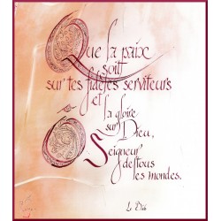 Calligraphie - C36 - ''Que...