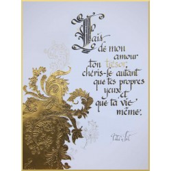 Calligraphie - C50 - 'Fait...