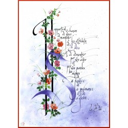 Calligraphie - C53- 'Il...