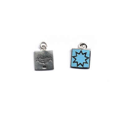 Pendentif Argent carré