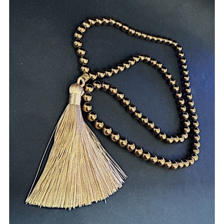 Chapelet 95 perles en  pierre