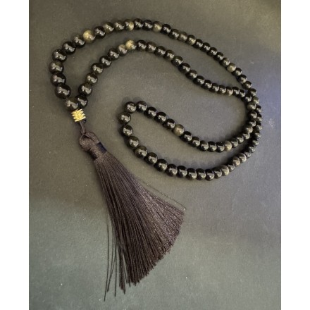 Chapelet 95 perles en  pierre