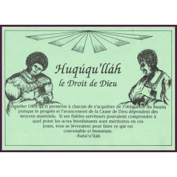 Huqúqu'lláh, le droit de Dieu