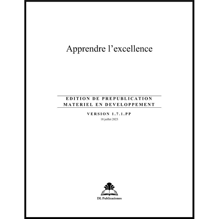 Ruhi - Préjeune - Apprendre l'excellence