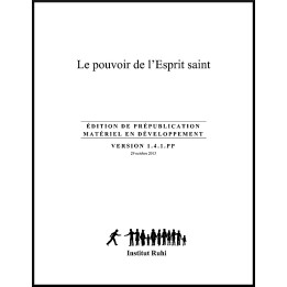 Ruhi - Préjeunes -  Le pouvoir de l'Esprit saint