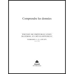 Livret Pré-jeune :Comprendre les données