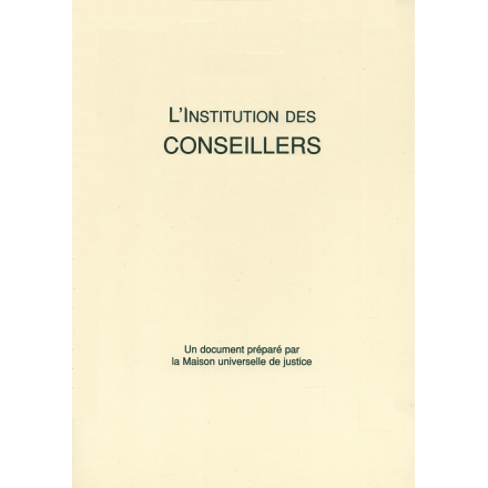 L'institution des conseillers