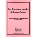 RODEY Barbare J. Dimensions morales de la microfinance