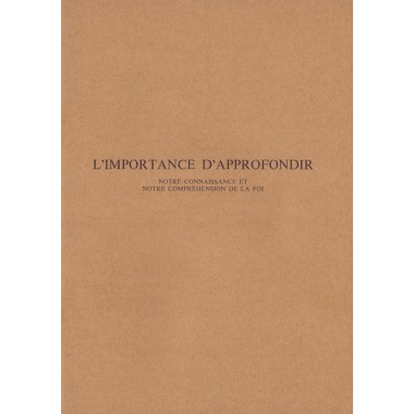 L'importance d'approfondir - Compilation
