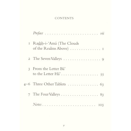 The Call of the Divine Beloved, Selected Mystical Works of Bahá'u'lláh